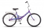 Велосипед 24' складной STELS PILOT-710 фиолетовый 16'